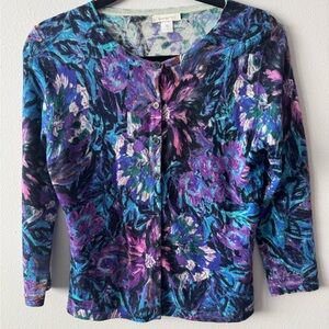 Garnet Hill Signature Merino Cardigan